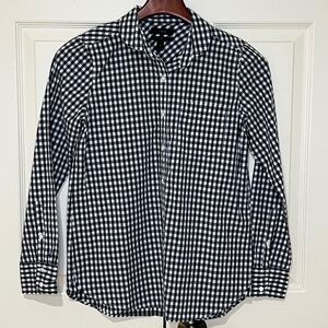 J.Crew Classic-fit Club Collar Boy Shirt in gingham Size 2